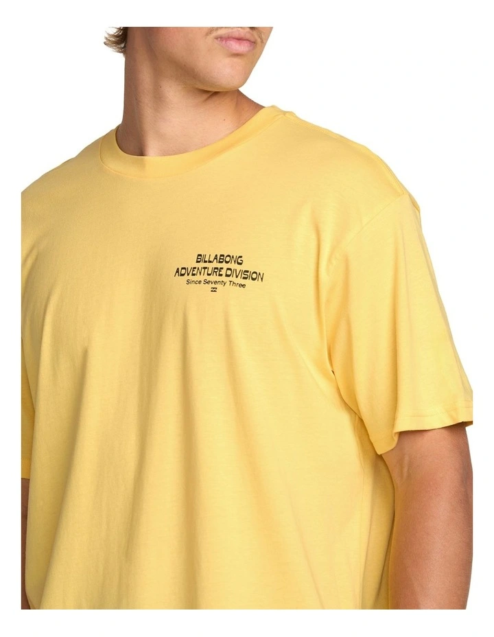 Setup Adiv Short Sleeve T-shirt in Yellow image 4