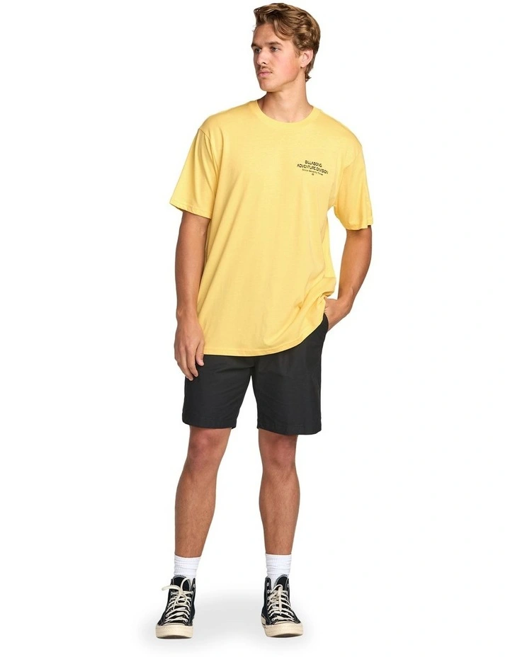 Setup Adiv Short Sleeve T-shirt in Yellow image 5