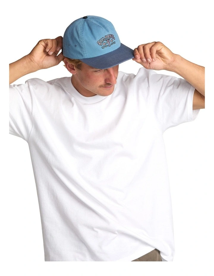 Occy Strapback Cap in Black image 3