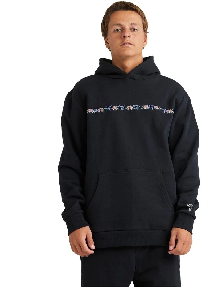 Occy Raging Bull Pop Hoodies in Black image 1