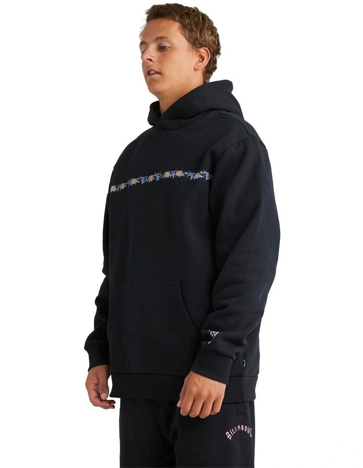 Occy Raging Bull Pop Hoodies in Black image 3