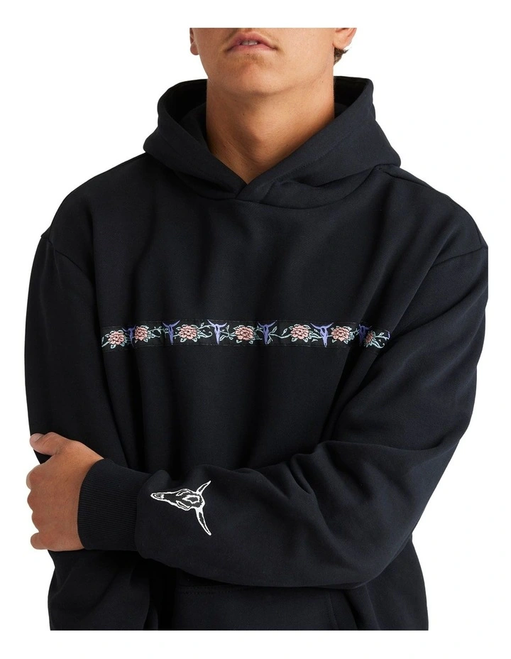 Occy Raging Bull Pop Hoodies in Black image 4