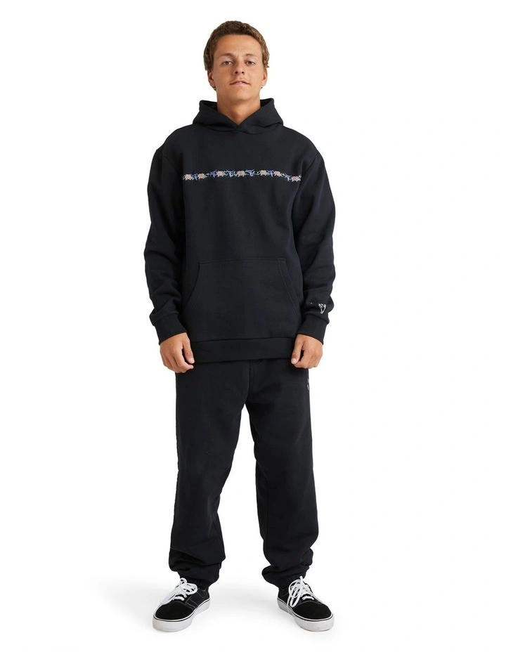 Occy Raging Bull Pop Hoodies in Black image 5