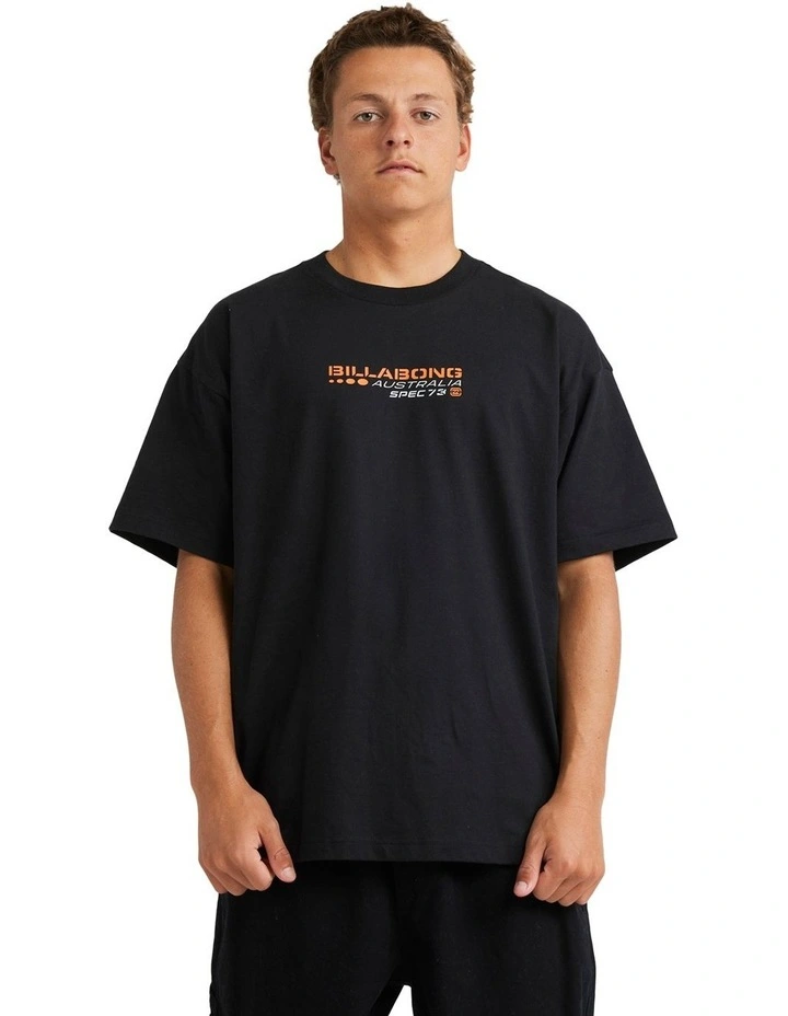 Spec 73 Type Short Sleeve T-shirt in Black image 1