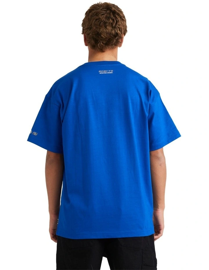 Spec 73 Panel Short Sleeve T-shirt in Purple image 2