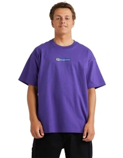 Spec 73 Pill Short Sleeve T-shirt in Purple