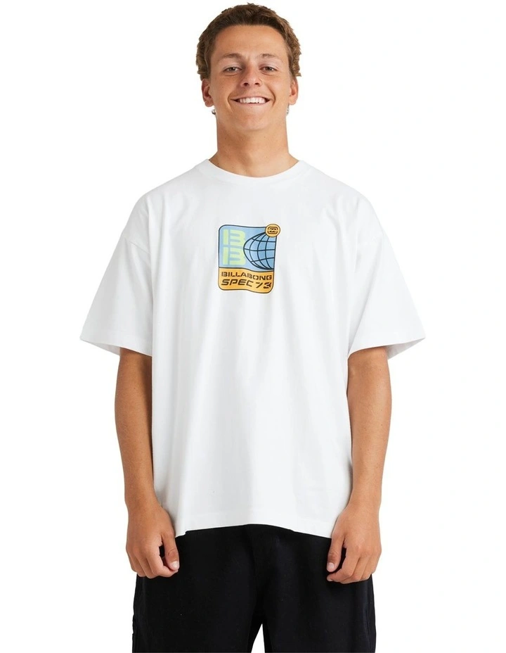 Spec 73 World Short Sleeve T-shirt in White image 1
