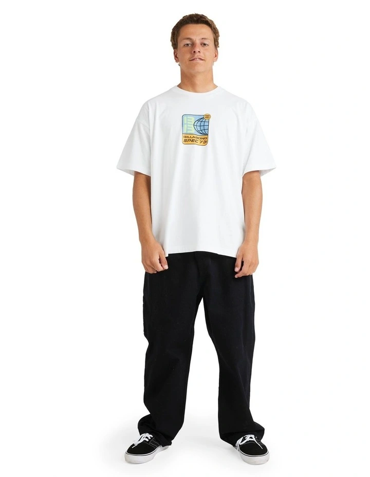 Spec 73 World Short Sleeve T-shirt in White image 5