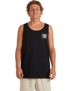 Double Spread Tank in Black