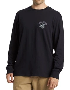 Flow Long Sleeve T-shirt in Black