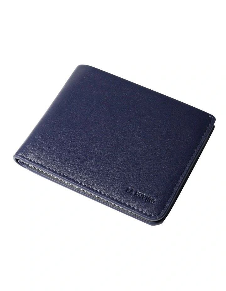 Newtown Vegan Leather Wallet in Blue image 1