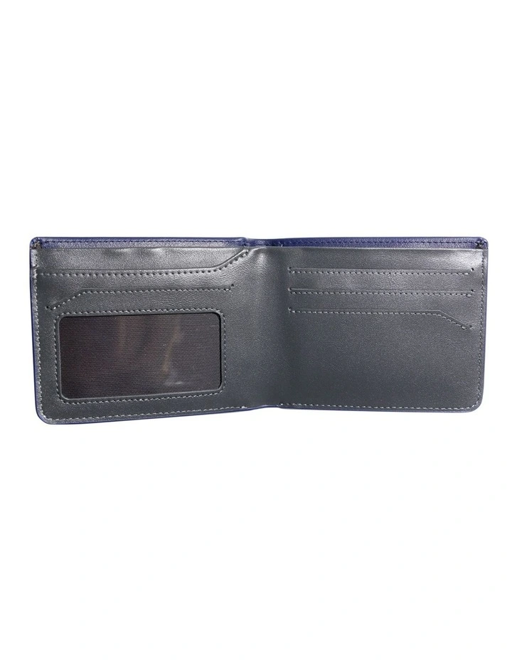 Newtown Vegan Leather Wallet in Blue image 3
