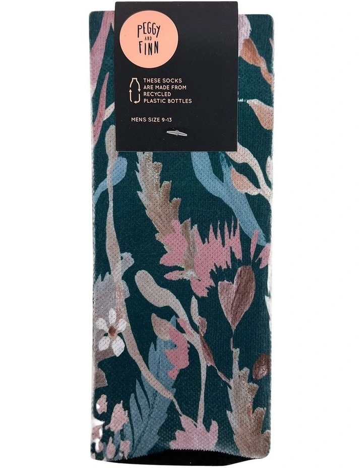 Blooms Tie Gift Set in Blue image 3