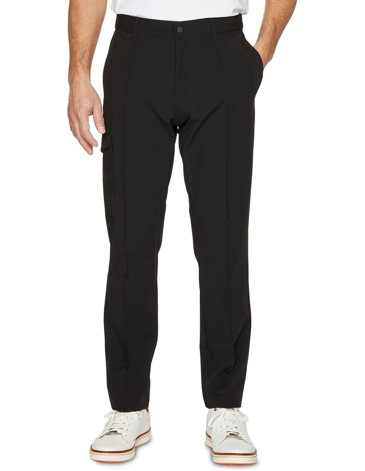 Gold Cargo Pant in Black image 1