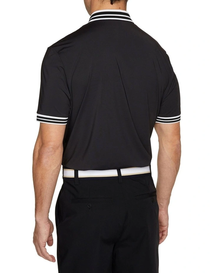 Crest Polo in Black image 2