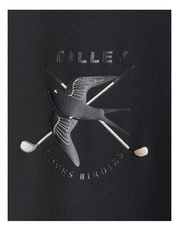 Crest Polo in Black image 5