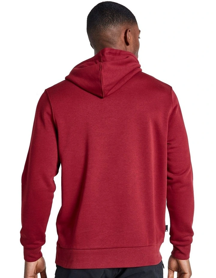 Core Pullover Hoodie in Pomegranate image 2