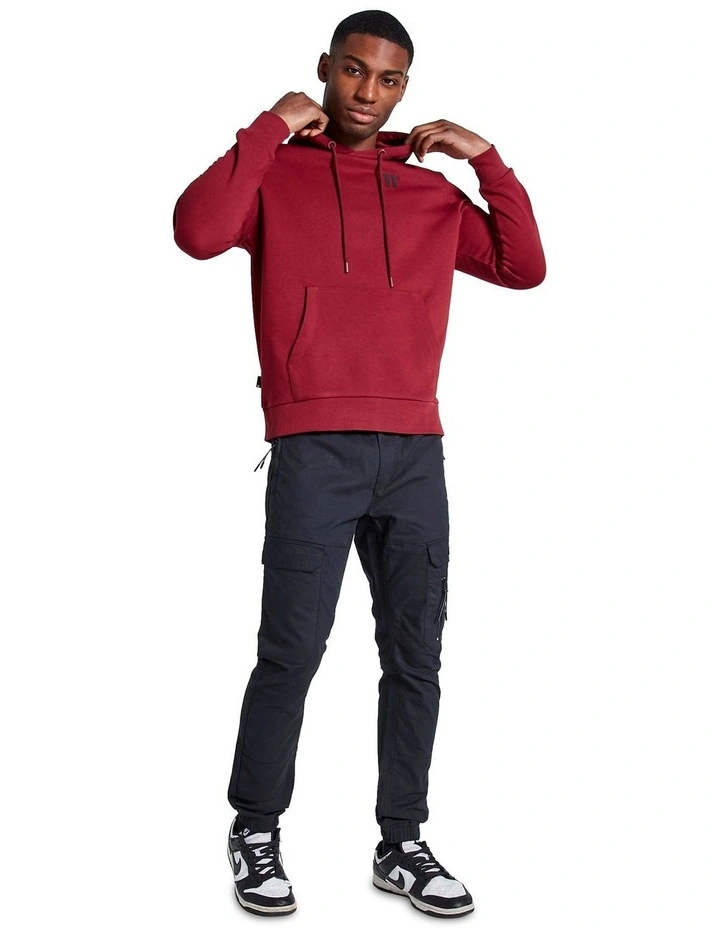 Core Pullover Hoodie in Pomegranate image 3