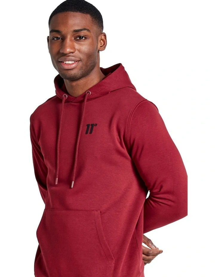 Core Pullover Hoodie in Pomegranate image 4