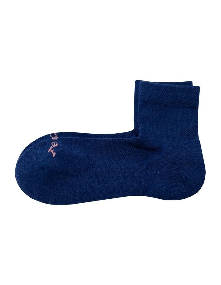 Quarter Socks in Stormy Blue Navy