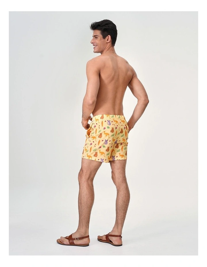 Signature Swim Short in Lt Yellow image 2