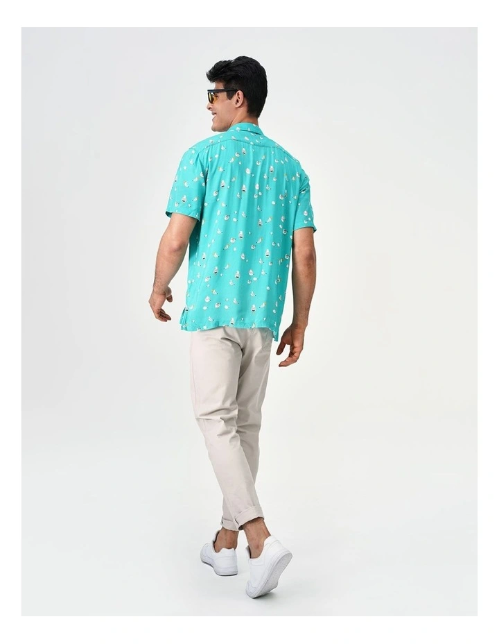 Cooling Summer Shirt in Turquoise image 2