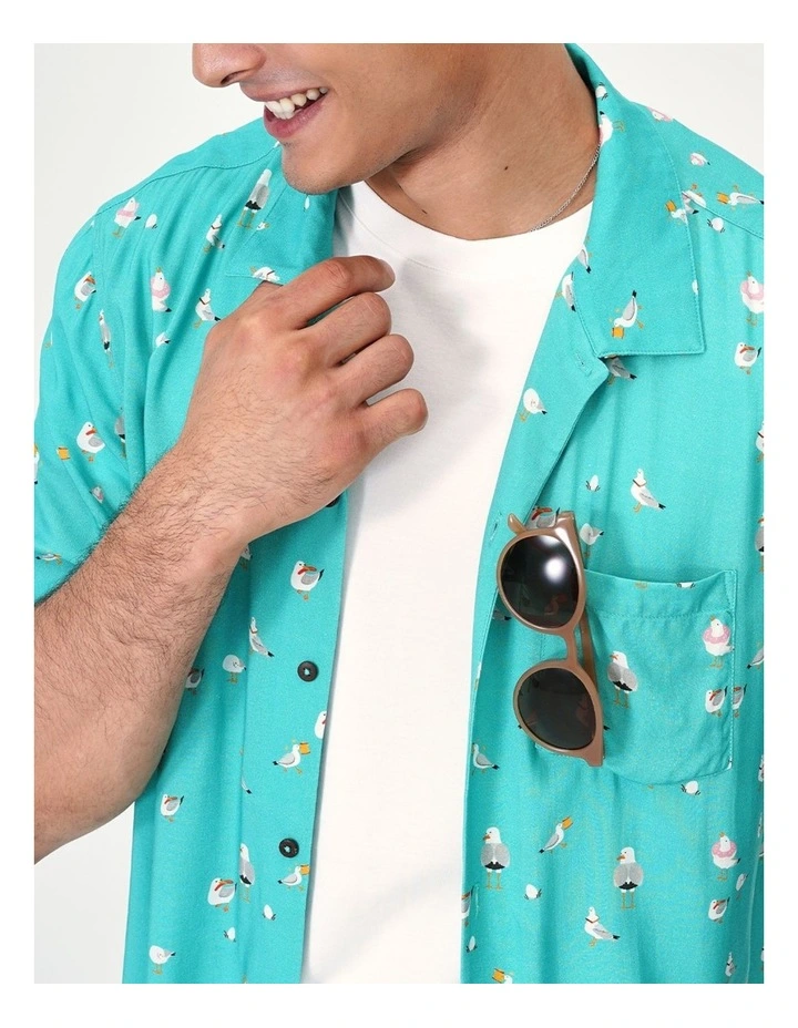 Cooling Summer Shirt in Turquoise image 3