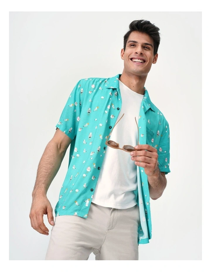 Cooling Summer Shirt in Turquoise image 4