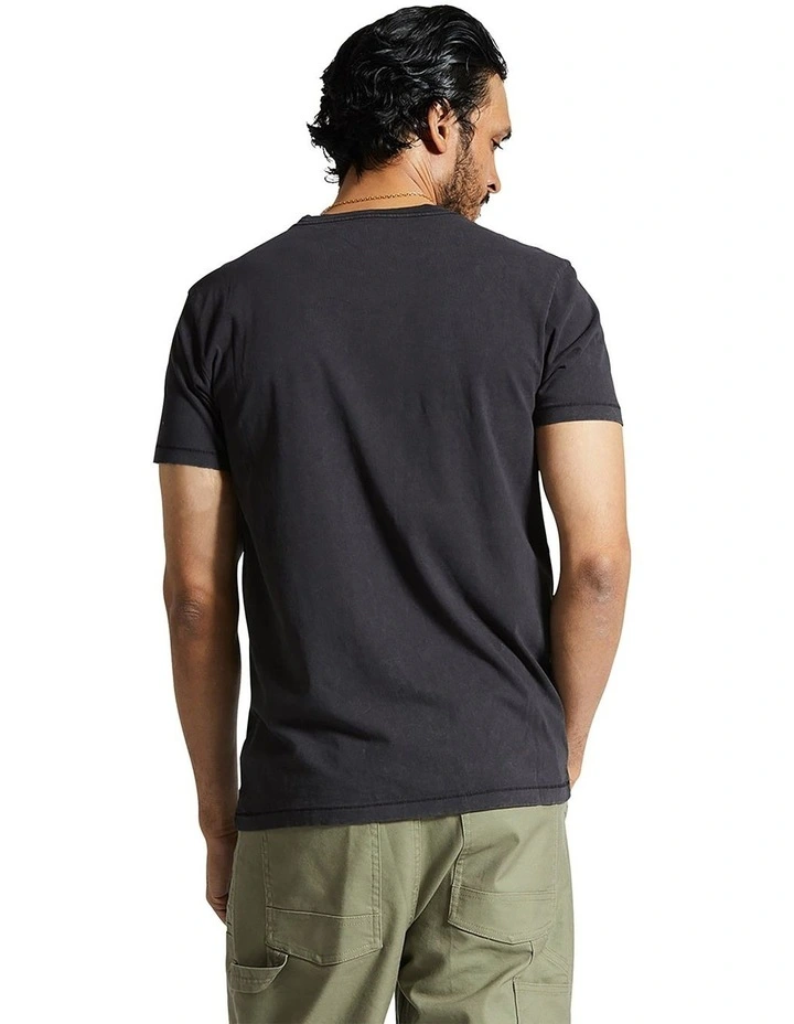 Vintage Reserve Short Sleeve Tee in Black image 2