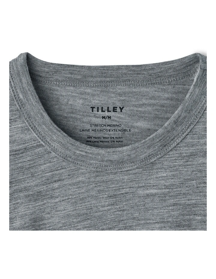 Merino Long Sleeve Tee in Grey image 7