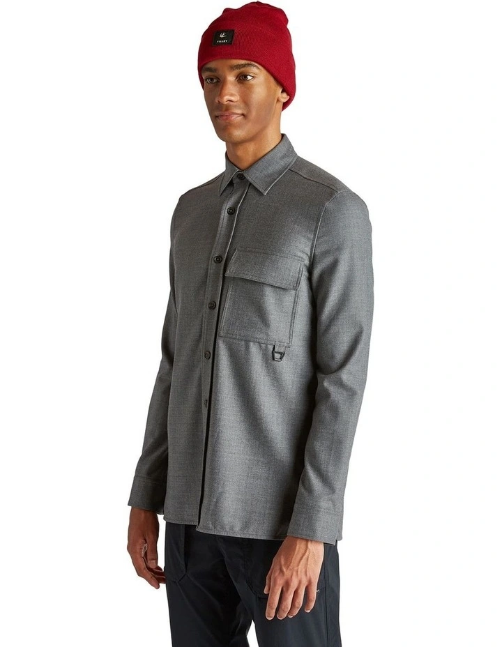 Utility Shirt in Grey image 3