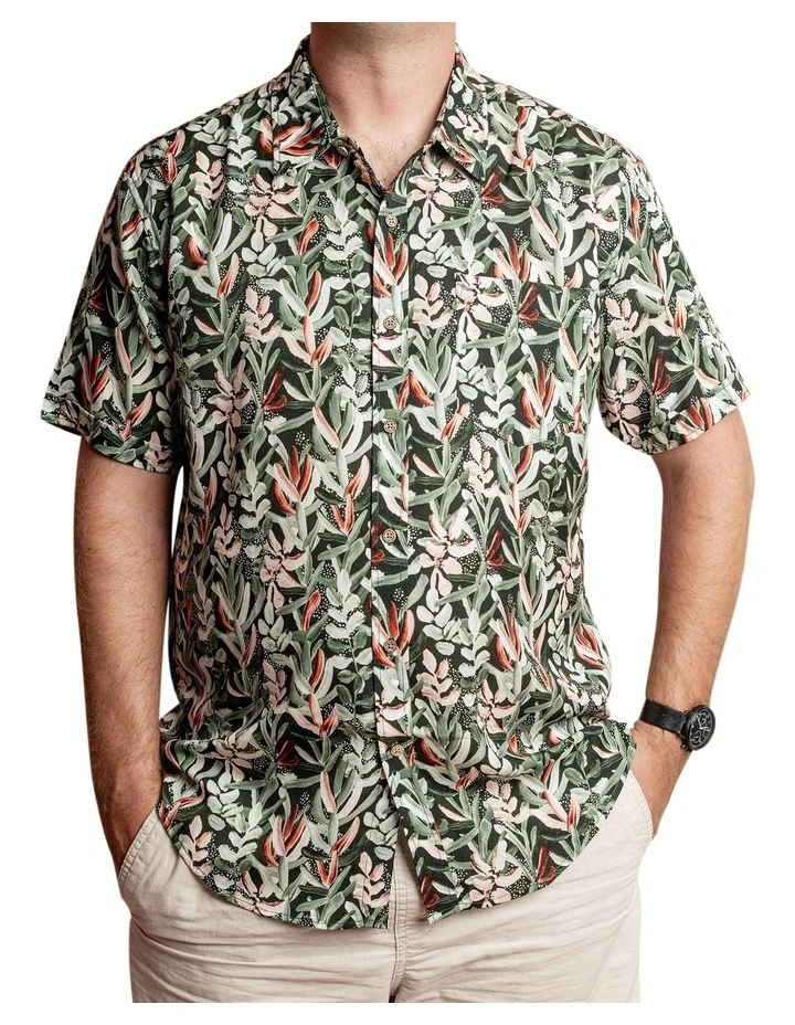 Protea Short Sleeve Shirt in Green image 1