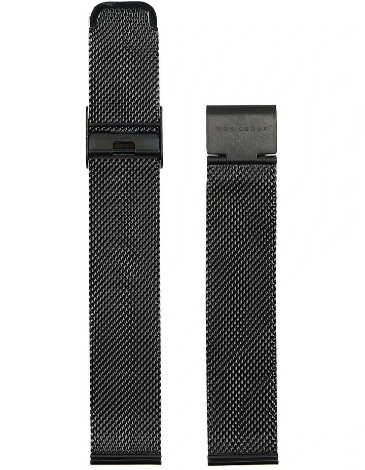 L'Essential Mesh Watch 36mm in Matte Black image 2