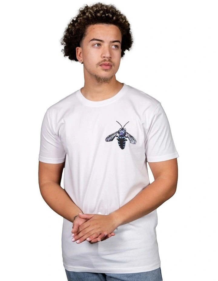Cloak and Dagger Bee T shirt in White image 1