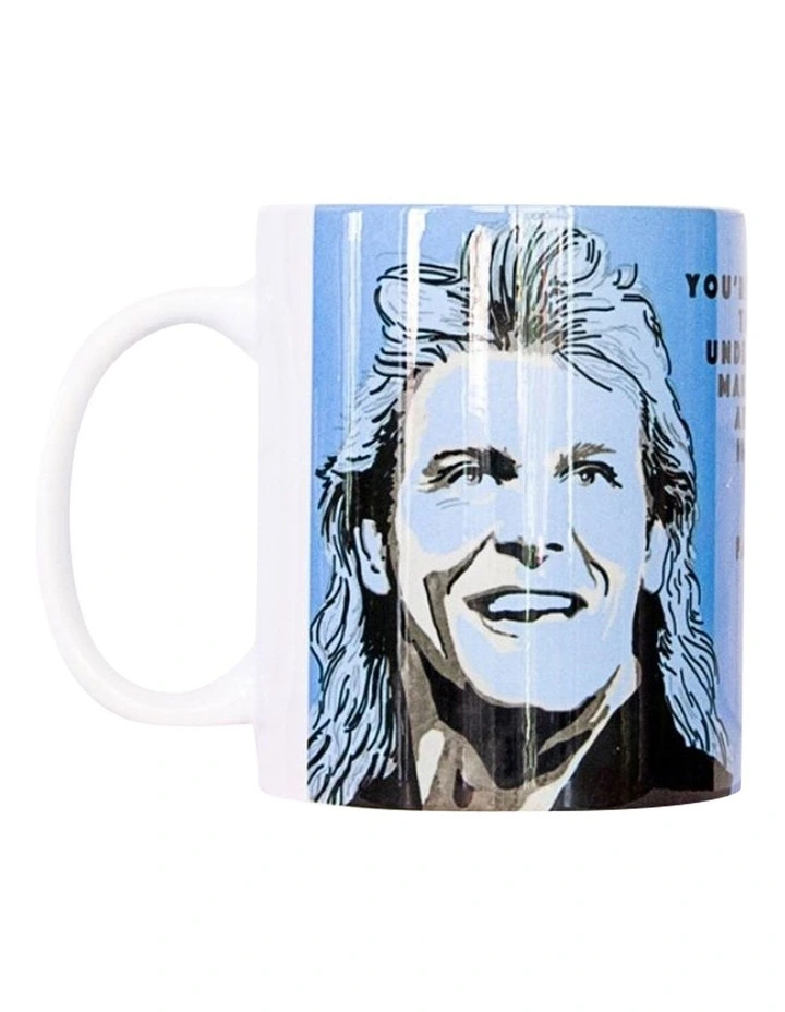 John Ceramic Mug Blue image 2