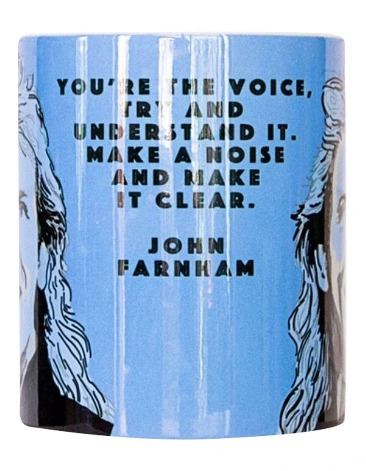 John Ceramic Mug Blue image 3