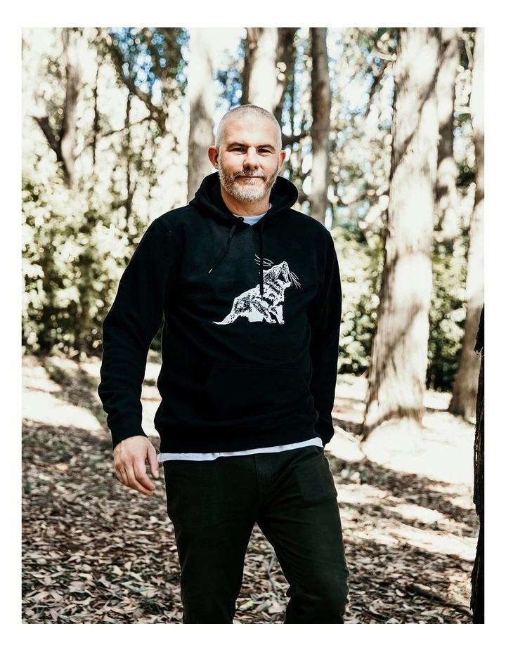 Tasmanian Devil Hood in Black image 4