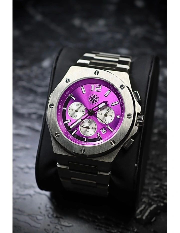 Steel Watch Pambula in Purple image 5