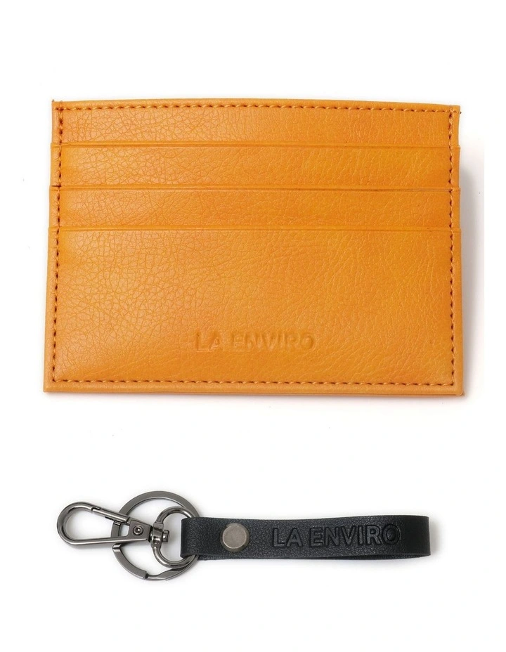 Avoca Minimalist Card Holder in Orange image 1