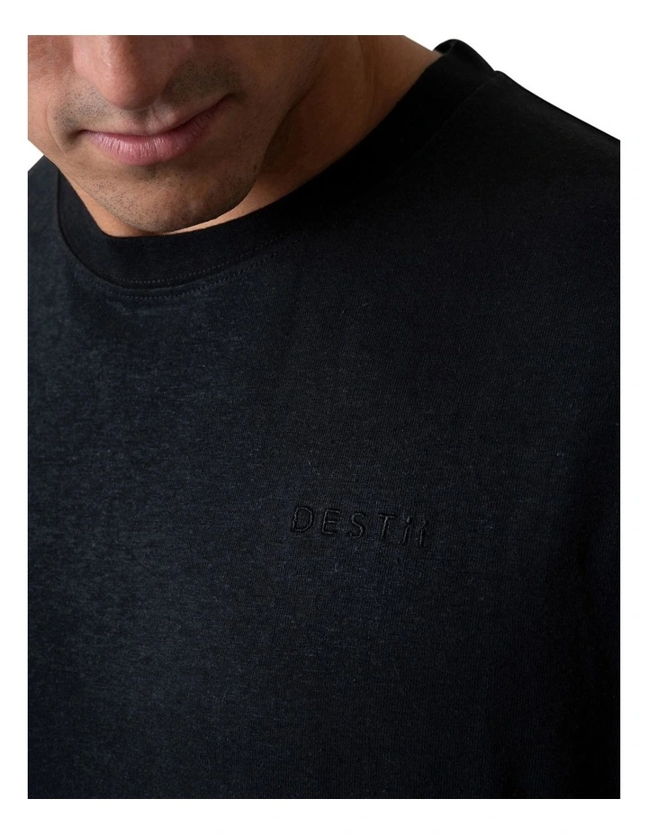 Hemp T-Shirt in Black image 4