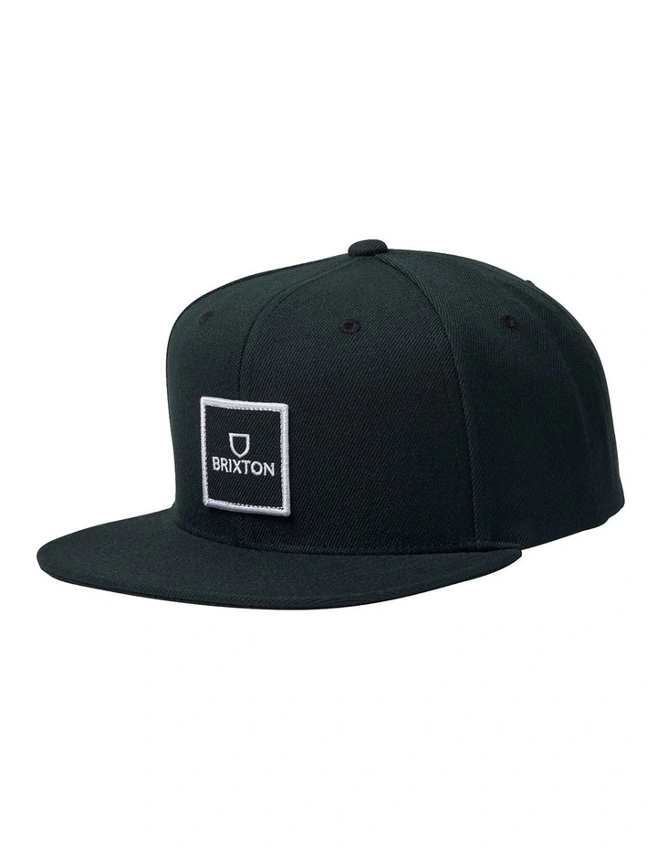 Alpha Square MP Snapback in Black image 1