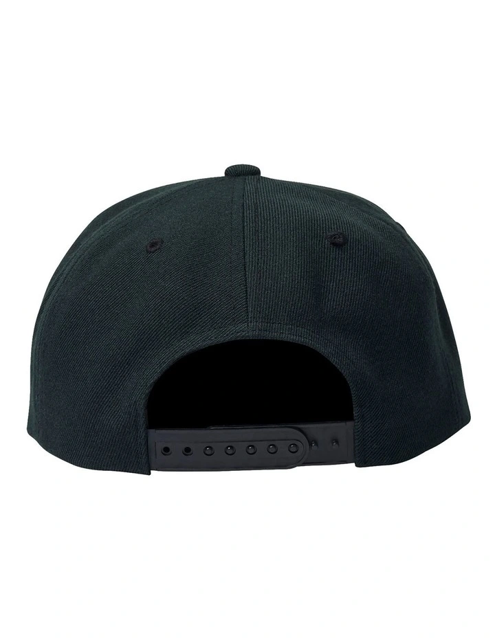 Alpha Square MP Snapback in Black image 2