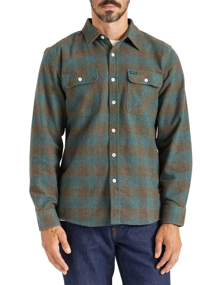 Bowery Flannel in Green image 1