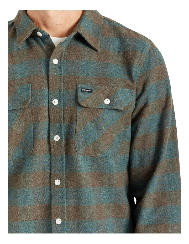 Bowery Flannel in Green image 3