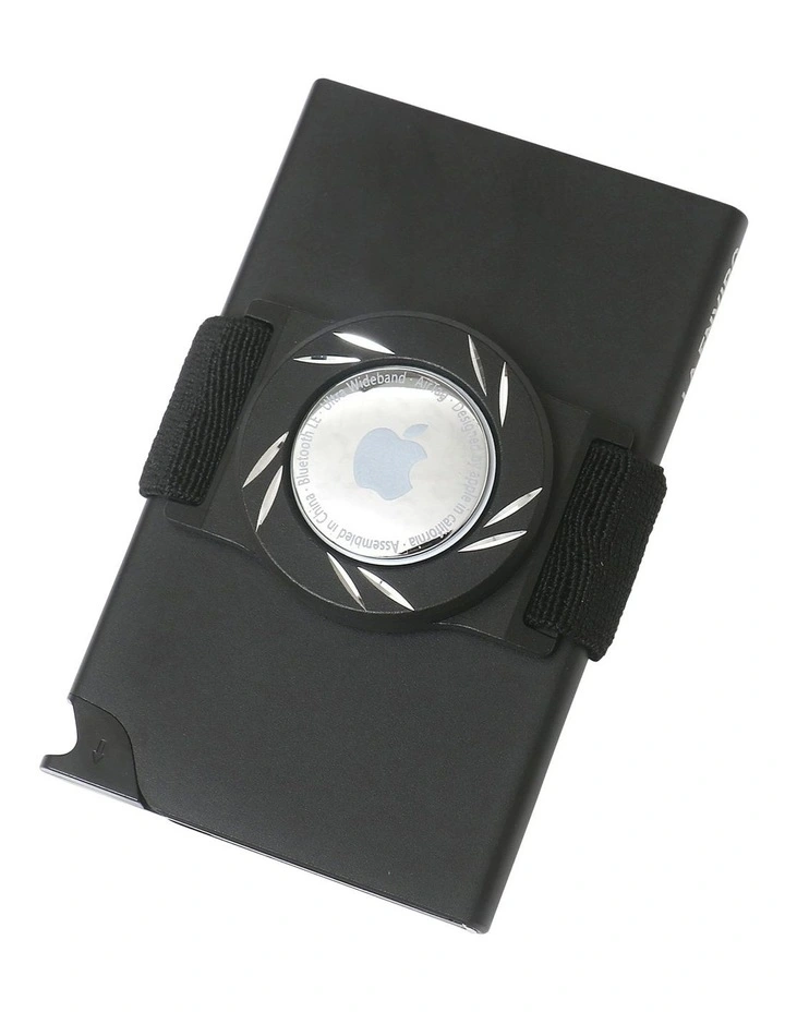 Alkimos Airtag Metal Wallet in Black image 1