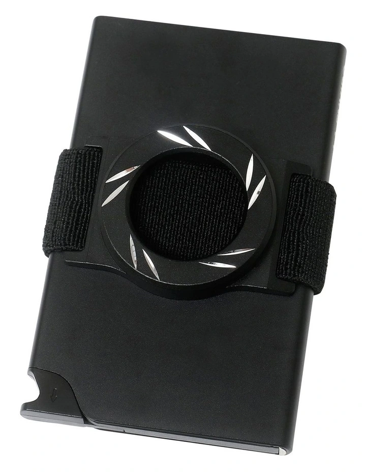 Alkimos Airtag Metal Wallet in Black image 7