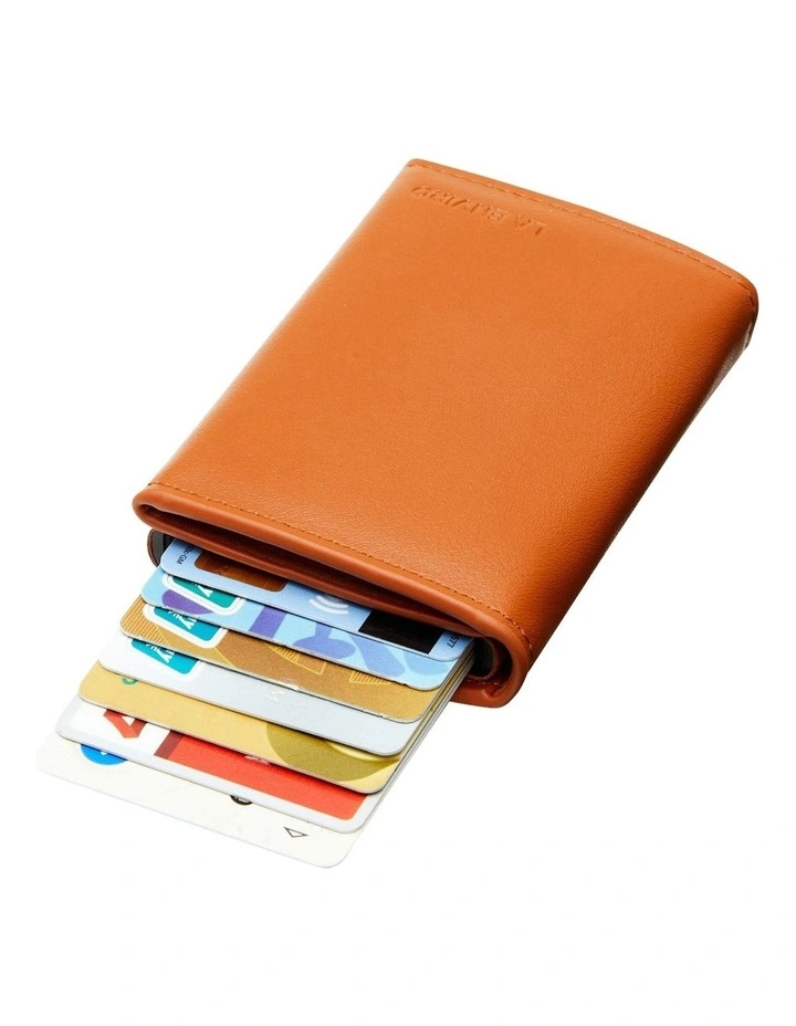 Leura 2.0 Minimalist Coin Pocket Wallet in Brown image 6