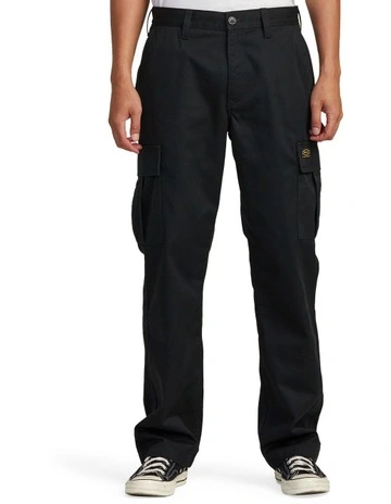 Americana Cargo Pants in Black