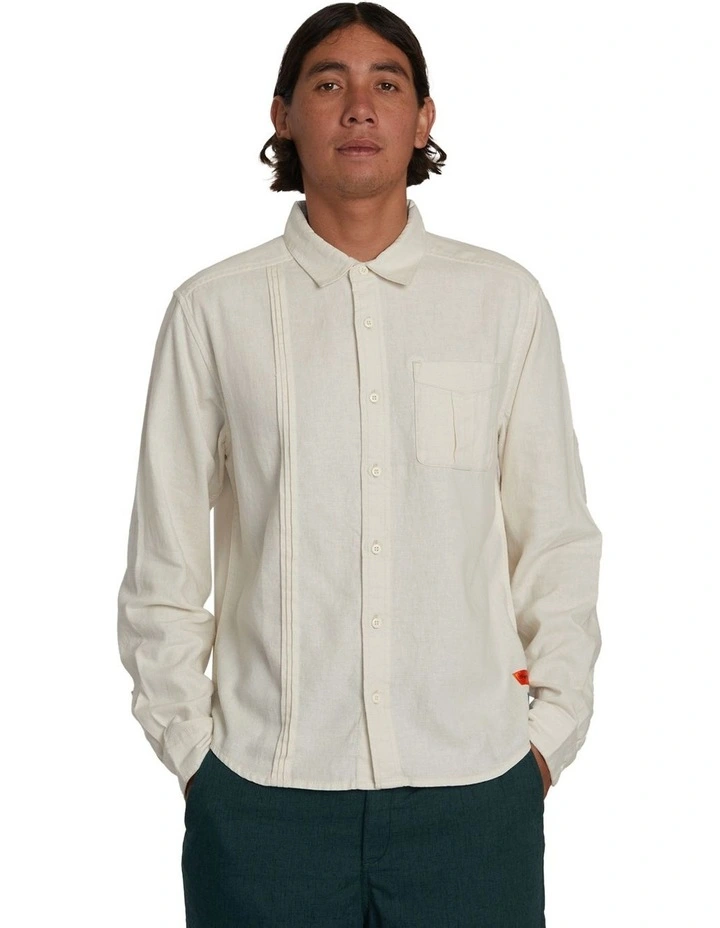 Spun Spirit Studio Long Sleeve Shirt in Natural image 1
