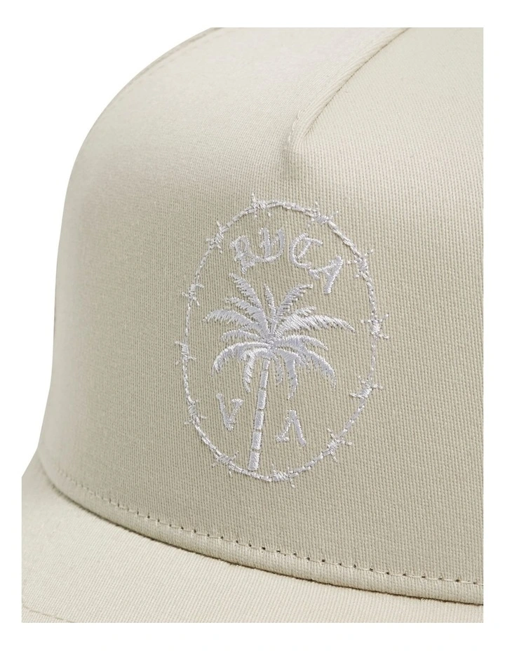 Wired Pinched Snapback Cap in Grey image 5